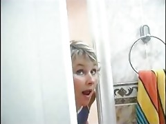 mama spying on son will he is was in shower than